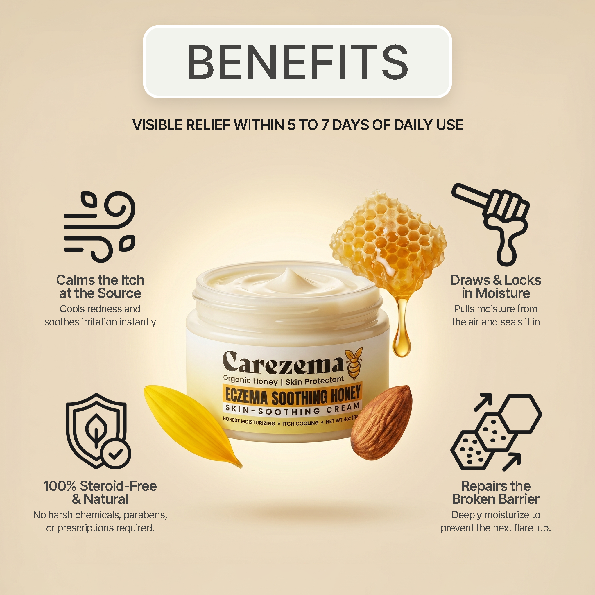 Carezema Eczema Soothing Honey