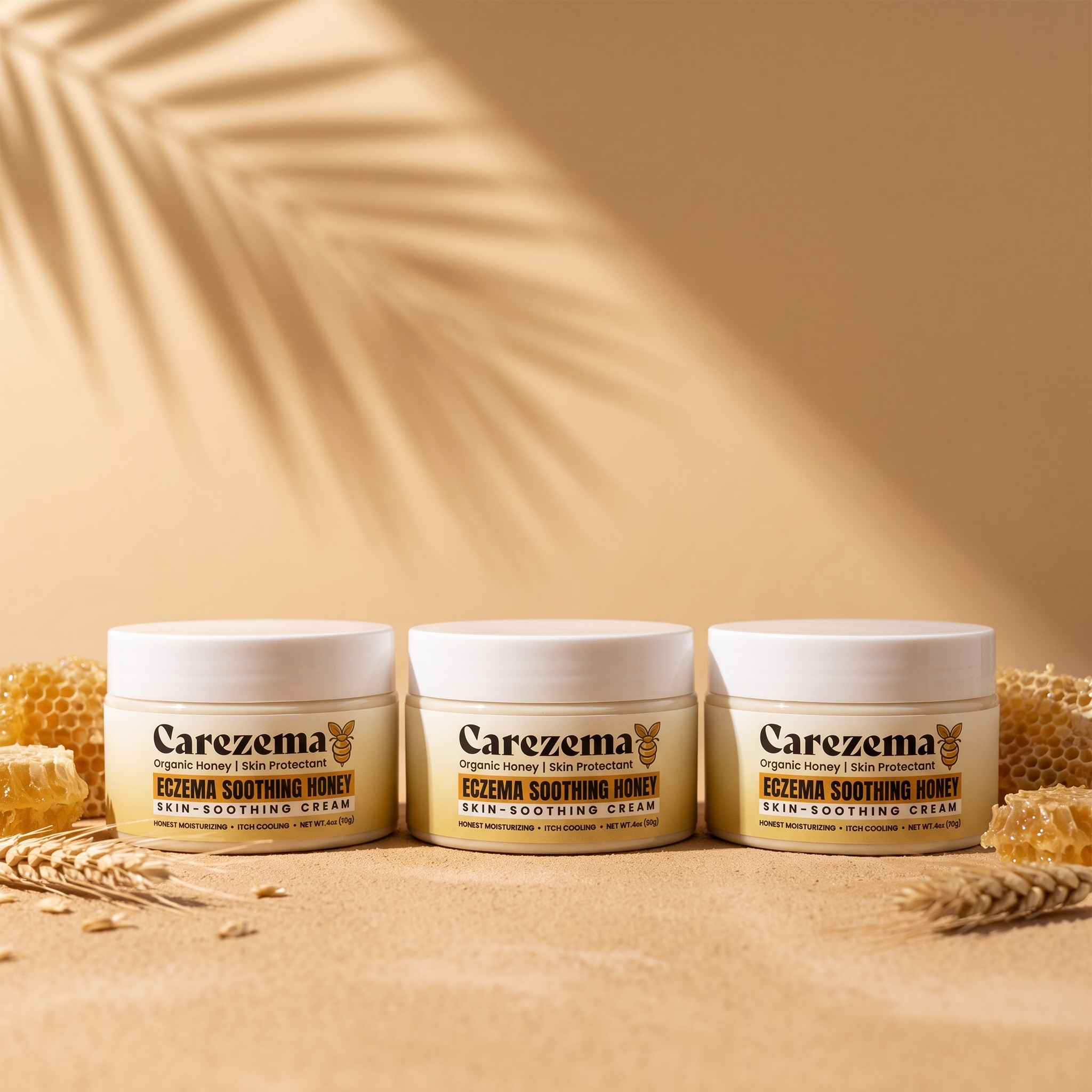 Korean Honey Eczema-Soothing Cream | 3-Pack