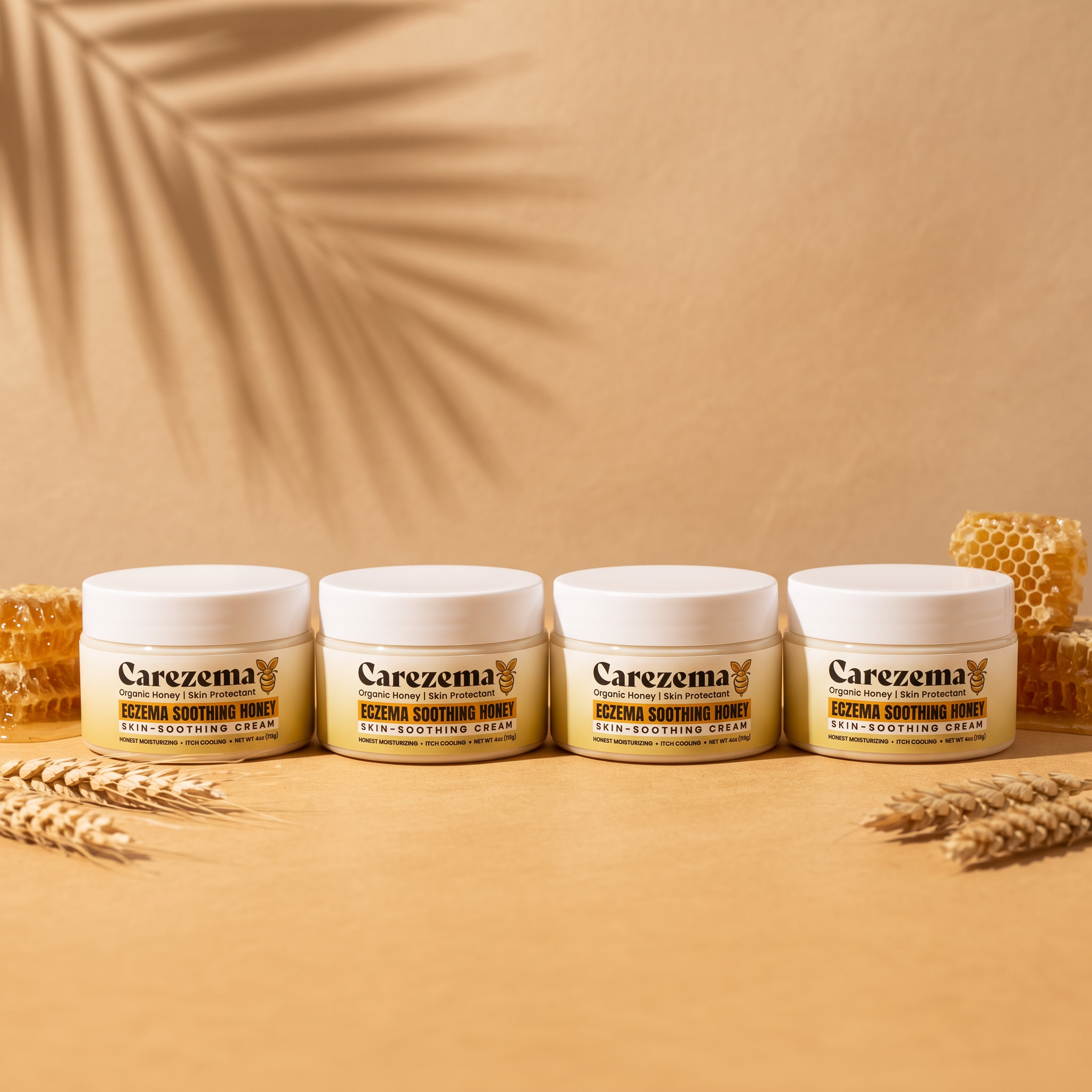 Korean Honey Eczema-Soothing Cream | 4-Pack