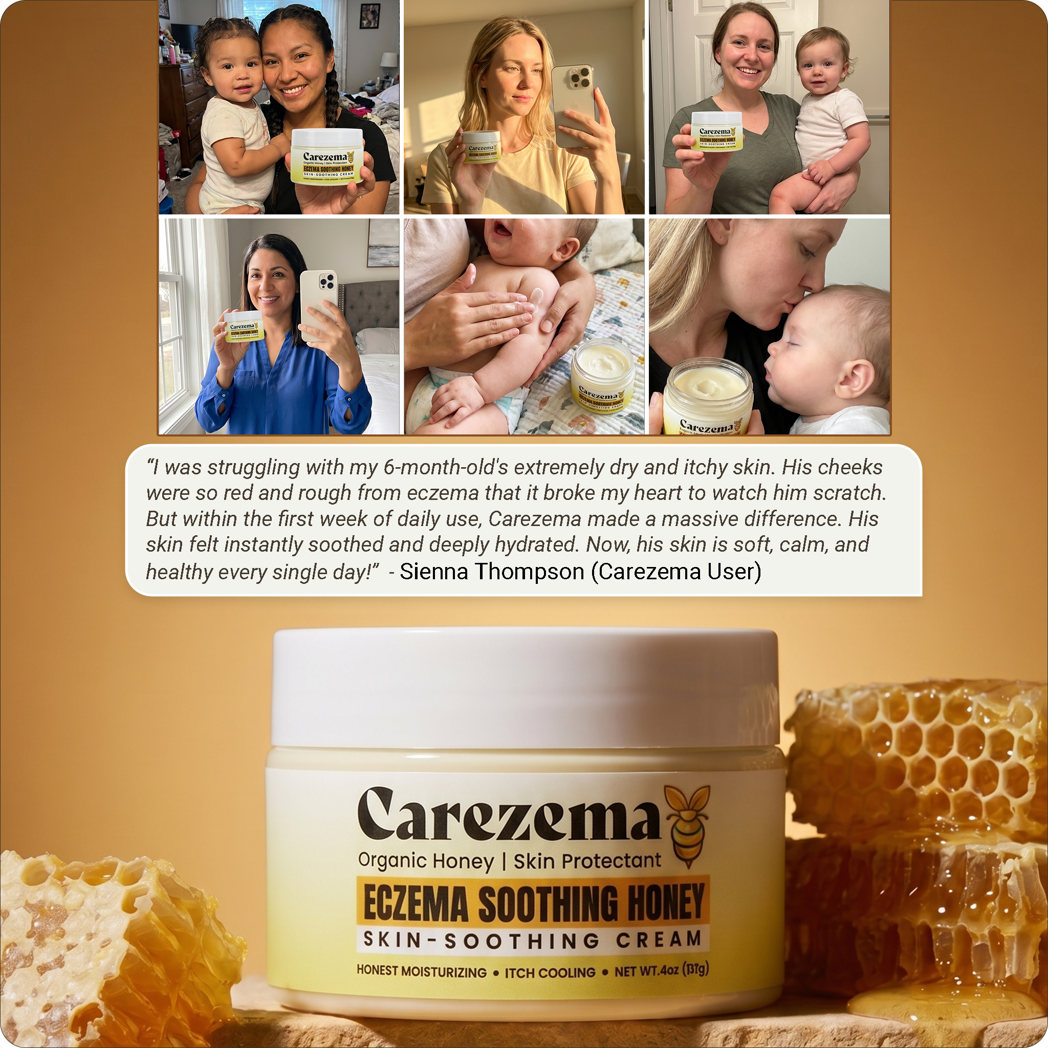 Carezema Eczema Soothing Honey