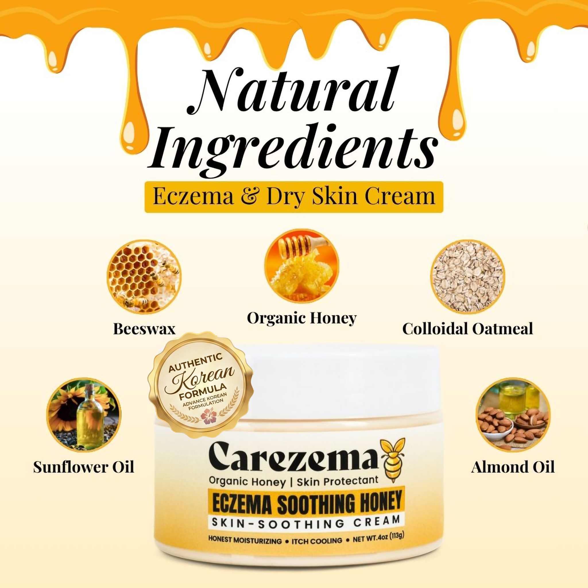Korean Honey Eczema-Soothing Cream for your kids
